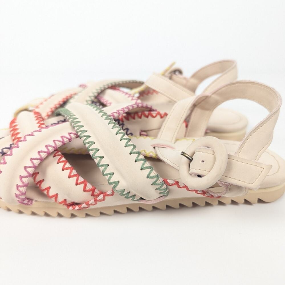 Farm Rio Multi-Color Synthetic Zig Zag Sandal Siz… - image 8